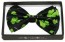 Mens St. Patricks Day Green Clover Pre-tied Bowtie