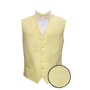 Tuxedo Vest Yellow Full Back Eternity Vest SALE