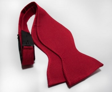 Bow Tie Waffle Pique Silk Self Tie Bow Tie All Colors