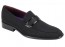 Men's Black Slip On Formal Shoes Grosgrain And Patent Leather Smokers