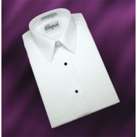 WOMENS Tuxedo Shirt LAYDOWN COLLAR Dress Shirt