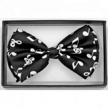 Music Note Pre-tied Bowtie- Concert- Musicals-Band