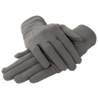 MENS Formal Gloves LIGHT GREY Nylon Stretch Fabric Gloves