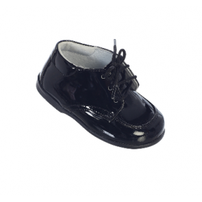 Baby Boys Black Shinny Dress Shoe