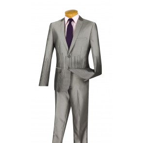Men's Ultra Slim Fit Singe Breasted 2 Button Suit Prom Suit