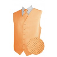 Tuxedo Vest Mens Geo Full Back Peach Vest Only SALE