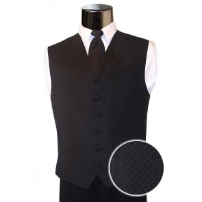 Boys Vest ONLY Tuxedo or Suit All Colors Eternity Pattern Vest with Tie Optional