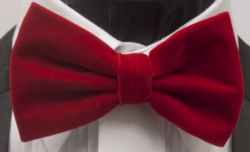 Velvet Bowtie Pre Tied Bow Tie All Colors
