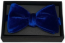 Mens Royal Blue Velvet Pre-tied Bowtie