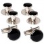 Cufflinks Studs BASIC BLACK Cuff Links Tuxedo Studs Set