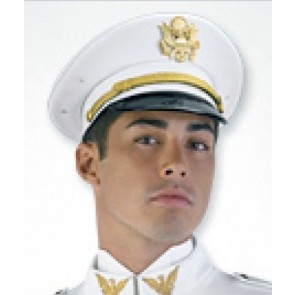 Military Cadet Hat in White
