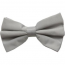 Silver Big & Tall Mens Pre-Tied Bowtie