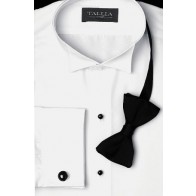 Tuxedo Shirt WHITE WING Collar Microfiber Tuxedo Shirt 