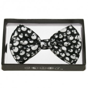 Holloween Skull Print Mens Bowtie