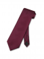 Mens Overstock BURGUNDY Self tie Necktie Closeout