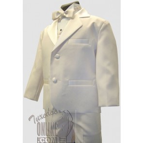 Boys Tuxedo IVORY Ring Bearer Infant Toddler Children Teen Tuxedos