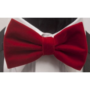 Velvet Bowtie Pre Tied Bow Tie All Colors