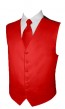 Mens Vest ONLY For Tuxedo or Suit Solid Satin with Tie Optional