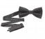 Bowtie TRYLUX CHARCOAL Satin Pre Tied Bow Tie