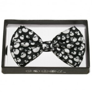 Holloween Skull Print Mens Bowtie