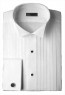 Tuxedo Shirt WHITE WING Collar All Cotton Tuxedo Shirt