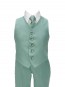 Boys Linen Vest Set 4-Piece Vest Set with Pants Shirt and Tie All Colors- Summer Wear- LInen