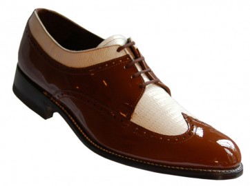 Spectator Brown and White Stacy Baldwin Formal Shoes