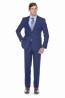 Modern Fit Suit Notch Lapel in Midnight Blue or Burgundy Wine