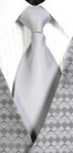 Satin Pre Tied Long Tie Mens Boys Eternity | Prom Wedding Colors