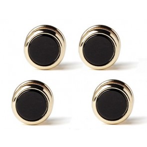 Studs GENUINE ONYX Tuxedo Studs Set Tuxedo Shirt Buttons