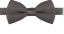 Mens Grey Poplin Poly Pre tied bowtie Non Shinny