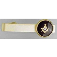 Tie Bar Masonic with Gold and Blue Center Gold