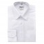White Slim Fit Dress Shirt Convertible French Cuff