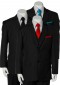 Boys Suit BLACK Baby Toddler Children Teen Suit Any Color Tie