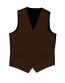 Chocolate Brown mens Satin Tuxedo Vest