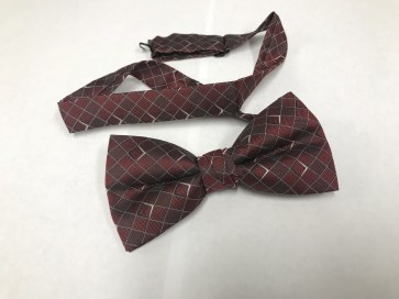 Bow Tie Patterned Eternity All Colors Satin Pre-tied Bow Tie