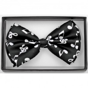 Music Note Pre-tied Bowtie- Concert- Musicals-Band