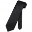 Uniform Neck Tie Solid Black Men's Tie Vesuvio Napoli