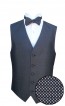 Tuxedo Vest Charcoal Infinity Square Silk Vest Only CLOSEOUT