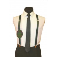 Plaid Hunter Holiday Christmas Suspenders X-Mas