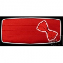 Mens Luxury Satin Cummerbund ONLY With Optional Bowtie - Weddings- Proms