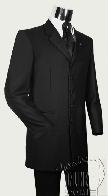 Tuxedo Avalon Black Full Length Coat Only aka Frock