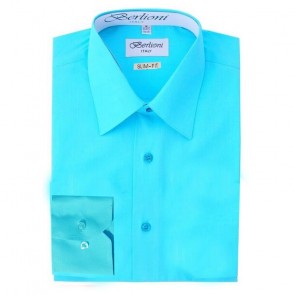 Aqua Slim Fit Dress Shirt Convertible French Cuff