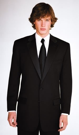 Tuxedo  CALVIN KLEIN TWO BUTTON Slim Fit Notch Super 100s WOOL