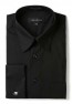 Men's Dress Shirt with French Cuffs and Knotted Cuff Links