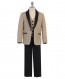 3PC SLIM FIT BOYS TAN SHAWL LAPEL Toddler - Children - Kids- wedding