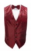 Sequin Vest and Matching Bow Tie Vest All Colors -Mardi Gras