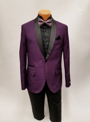 Tuxedo One Button Shawl Lapel Prom and Wedding Tuxedo