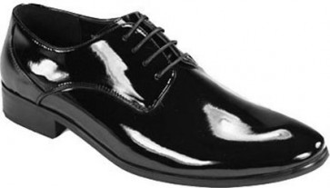 Tuxedo Shoes Patent Leather Classic BLACK by Harlem Knights