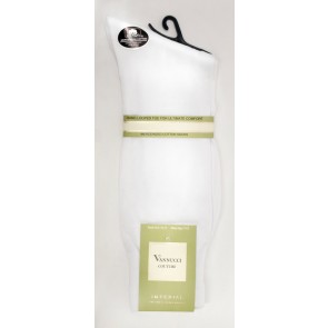 Mens White Dress Socks Mercerized Cotton